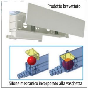 Scatola Incasso per Predisposizione Climatizzatore Reversibile Con Sifone